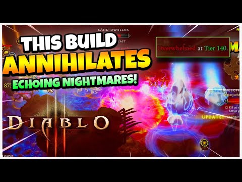 Annailate Echoing Nightmare Tier 140s in Diablo 3 Wizard Meteors Season 28!