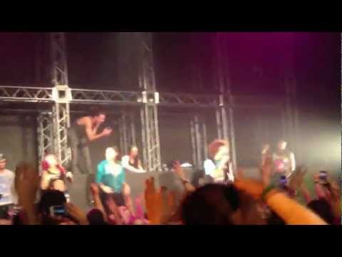 Steve Aoki & LMFAO playing Steve Aoki ft. LMFAO - Livin' My Love @ ageHa 10th ANNIVERSARY 2012.11.10