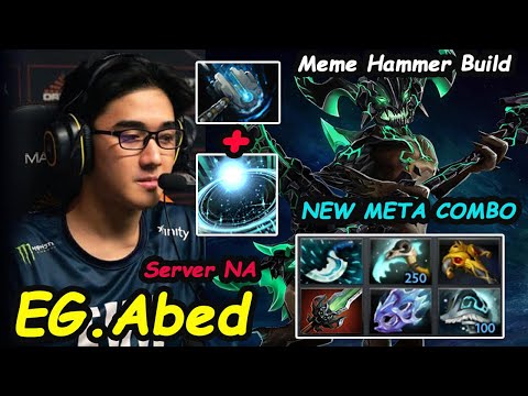 Abed Outworld Destroyer A-GOD  Meteor Hammer New Meta Build Combo 7.28b Dota 2 Gameplay Server NA