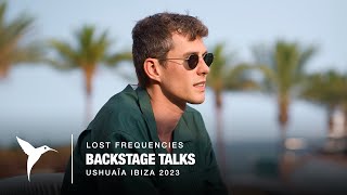 Lost Frequencies Backstage Talks at Ushua a Ibiza