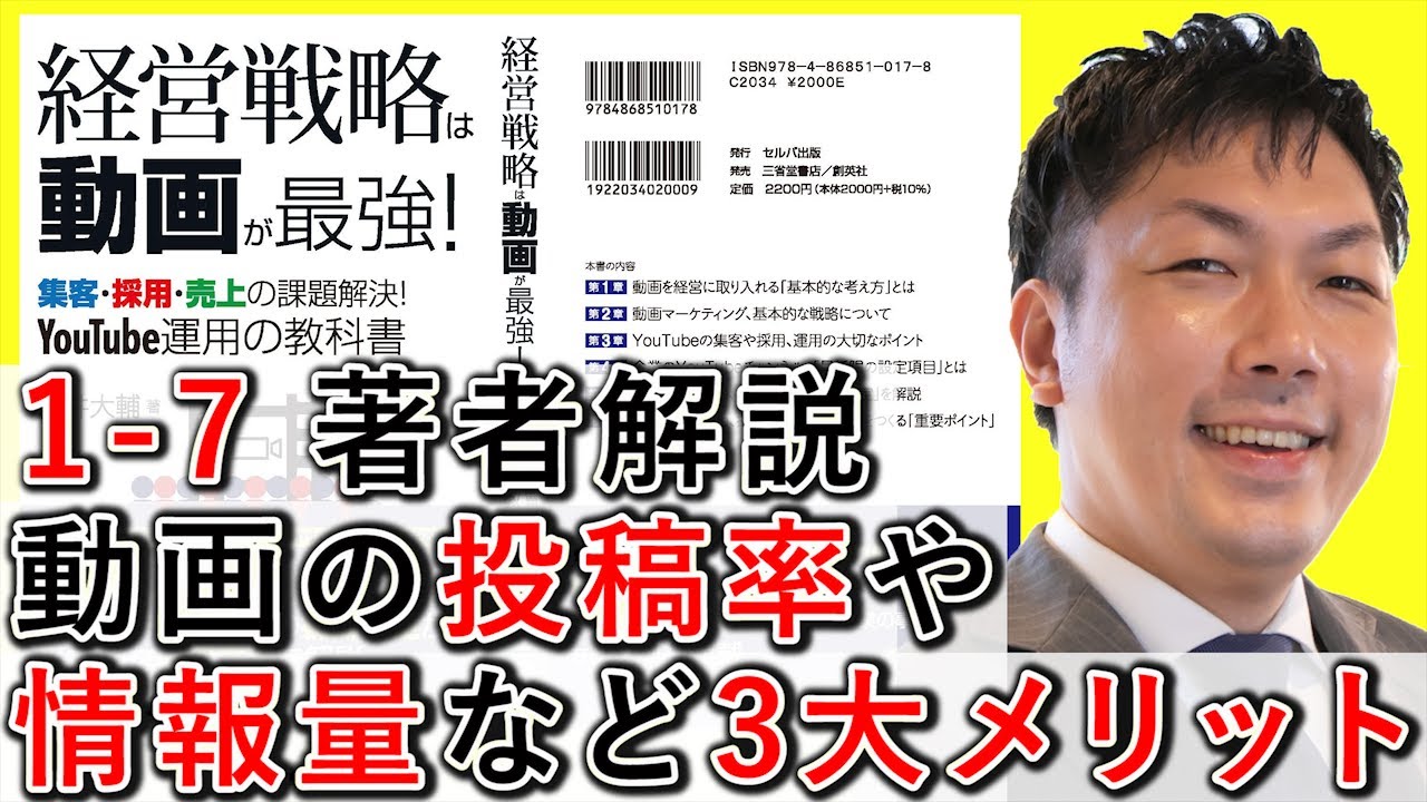 1-7 動画が成果に繋がりやすい投稿率や情報量
