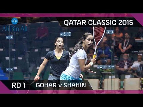 Squash: Qatar Classic 2015 - Women's Rd 1 Highlights - Gohar v Shahin