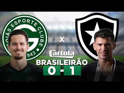 GOIÁS 0 x 1 BOTAFOGO Brasileirão Série A 2022 + Parciais Cartola FC 28ª Rodada | Narração