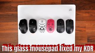 This glass mouse pad increased my KDR