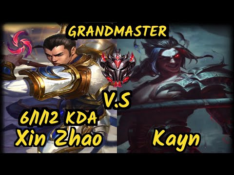 Only (XIN ZHAO) vs KAYN - 6/1/12 KDA JUNGLE GAMEPLAY - OC Ranked GRANDMASTER