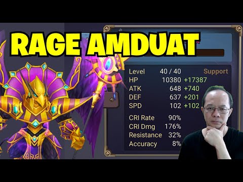 Summoners War - HOW I BUILD MY AMDUAT in RTA