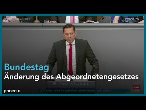 Bundestagsdebatte zur Änderung des Abgeordnetengesetzes am 28.06.24