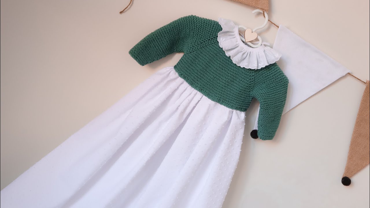 FALDON DE BEBÉ PASO A PASO PRIMERA PUESTA PARA BAUTIZO | BATÓN RECIÉN NACIDO | MUY FÁCIL!!