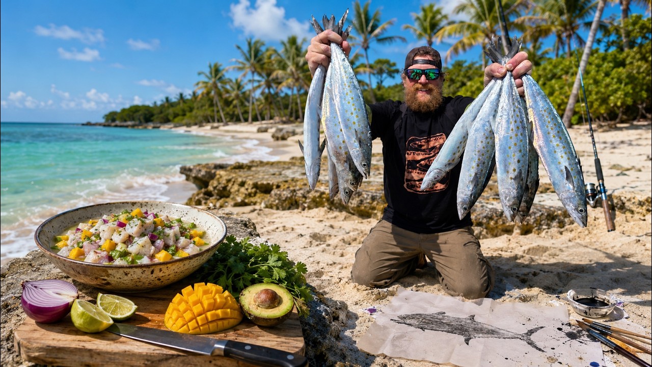 Cooking with Citric Acid | Spanish Mackerel Florida Catch & Cook