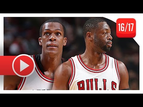 Dwyane Wade & Rajon Rondo Full PS Highlights vs Cavaliers (2016.10.14) - 31 Pts Total