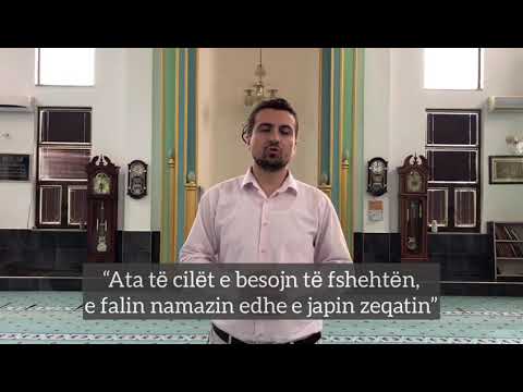 Ata të cilët besojnë të fshehtën, e falin namazin edhe e japin zeqatin