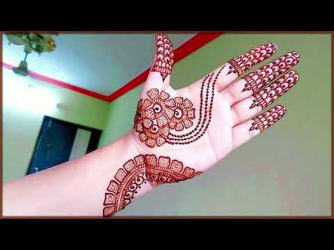 Easy Beautiful Mehndi Design - Stylish Mehndi design for hands @Risha voice #2021