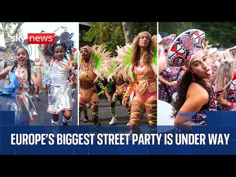 West London comes alive as Notting Hill Carnival gets into full swing