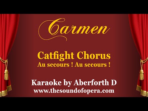 CARMEN KARAOKE 09 - Au secours ! Au secours ! (Catfight chorus) | Aberforth D