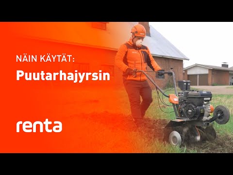 Puutarhajyrsin käyttöopastusvideo - Renta Suomi