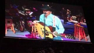 George Strait performing One Night At A Time 4/8/17 at the T-Mobile Arena in Las Vegas.