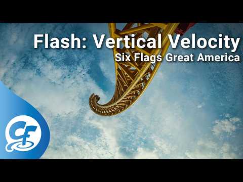 Front row point of view footage of Flash: Vertical Velocity