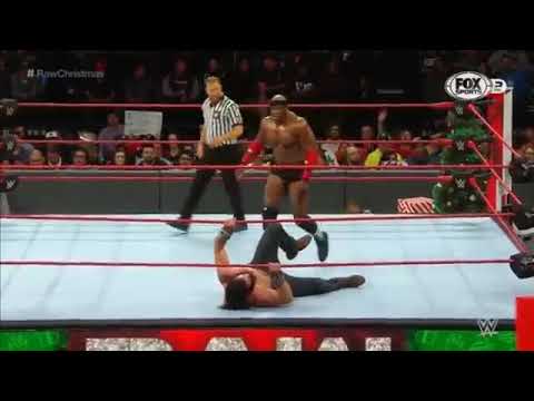 Elias vs Bobby Lashley Miracle on 34th Street Figth RAW 24 DE DICIEMBRE DE 2018