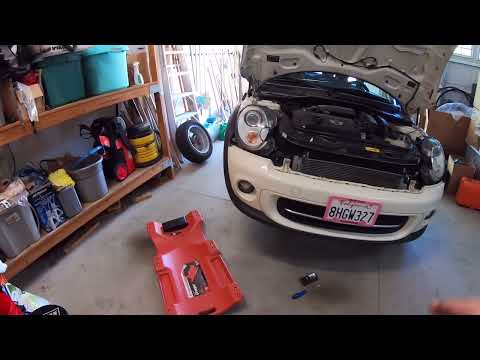 R56 Mini Cooper A/C Compressor and Condenser Replacement