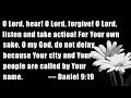 Daniel S Prayer For Israel Jerusalem
