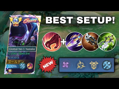 Natalia NEW BEST Build & Emblem in 2025! - Mobile Legends