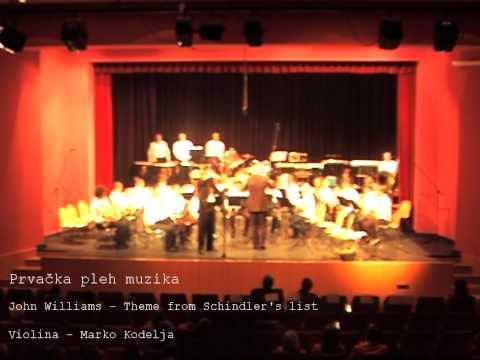 Prvacka pleh muzika - John Williams   Schindler's list theme