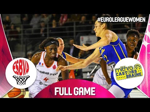 Баскетбол ESBVA-LM v Castors Braine — Full Game — EuroLeague Women 2018-19