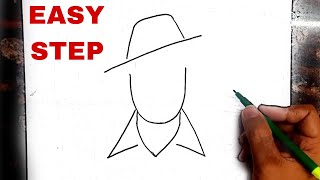 Easy shahid Bhagat singh drawing // Shahid diwas Drawing // Freedom Fighter Drawing