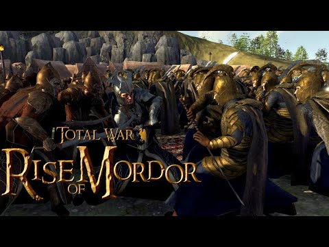 ELVEN CIVIL WAR! - Total War Rise of Mordor Multiplayer Battle