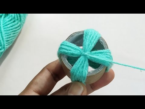 Amazing Hand Embroidery Flower Craft ideas with Woolen Yarn | Easy Sewing Hack