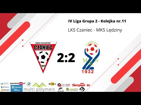 IV LIGA: LKS CZANIEC 2:2 MKS LĘDZINY