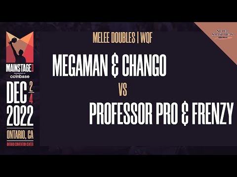 Megaman / Chango vs Professor Pro / Frenzy - Melee Doubles Pools Winners QF  - Mainstage 2022