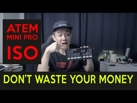 ATEM MINI PRO ISO - Don't waste your money, seriously. Get the Pro and Save $300.