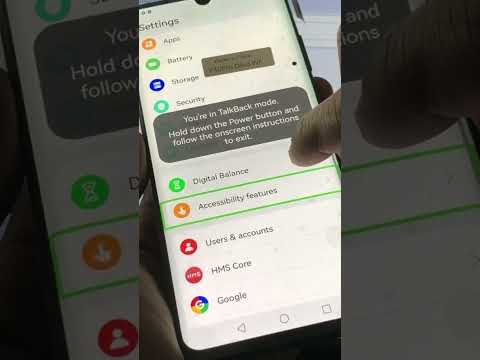 Huawei P30 Pro How to Disable Talkback or Voice Over I GSMAN ASHIQUE I