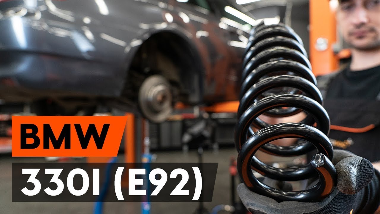Kuidas vahetada BMW E92 taga-vedru – õpetus
