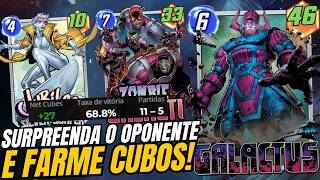 ESSE DECK COM OS DOIS GALACTUS TA MUITO DIVERTIDO E FORTE! | Marvel Snap