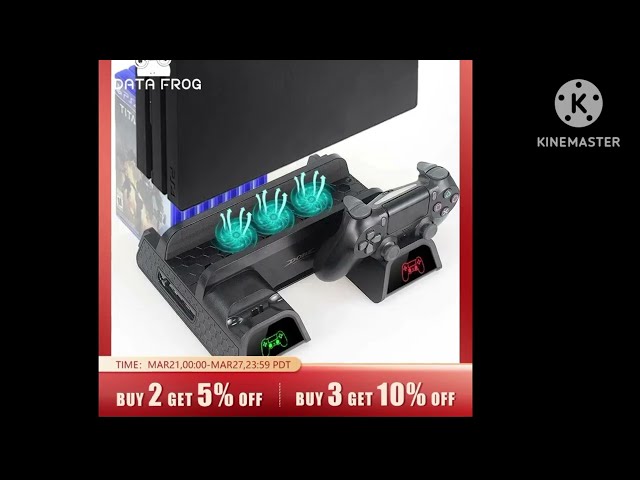 Vídeo relacionado con Tissting PS 4 Slim/Pro Dual Charger, carga rápida, reconocimiento inteligente, Mejorar la experiencia de juego, adecuado para varios escenarios