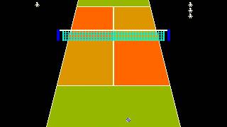 Arcade Game: World Tennis (1982 Original Game)