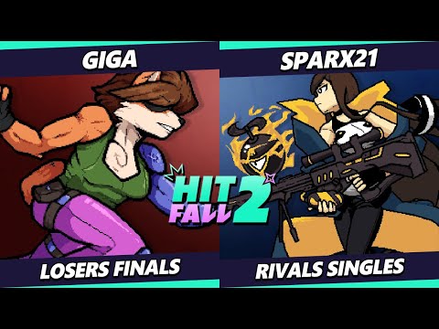 Hitfall 2 Workshop Losers Finals - Sparx21 (Rokesha, Zephrie) Vs Giga (Penny) Rivals of Aether - RoA