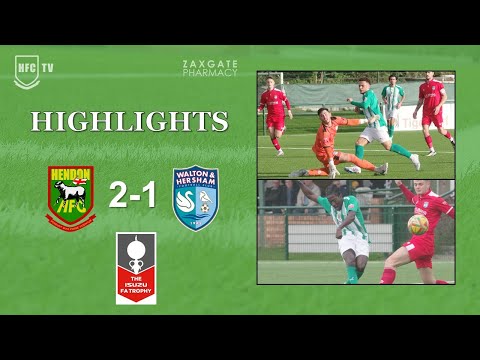 HENDON 2-1 WALTON & HERSHAM - Highlights 28 October 2023