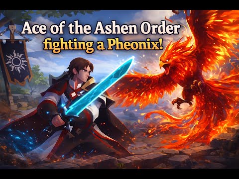 Ace of the Ashen Order fighting a Pheonix!