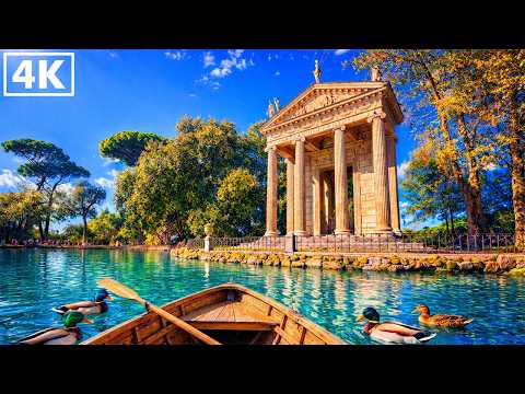 Rome Walking Tour 🇮🇹 4K 60FPS (No Talking) | Colosseum, Vatican & Trevi Fountain | Captions