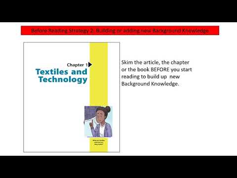 Before Reading Strategies