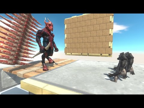 Run and escape from spike trap and Poojectile Gorilla - Animal Revolt Battle Simulator