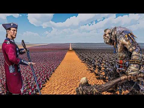 250.000 RED COATS vs 100.000 TROLLS - Ultimate Epic Battle Simulator 2 UEBS 2