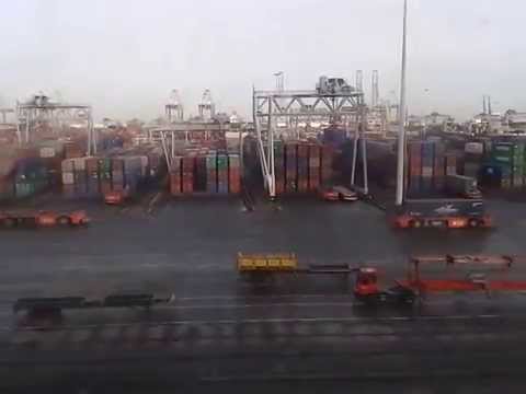 Amazing Transportation In Port Of Rotterdam