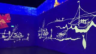 Music video thumbnail preview for Infinity des Lumières (Immersive Digital Art Museum) at Dubai Mall in the UAE by Klimperei