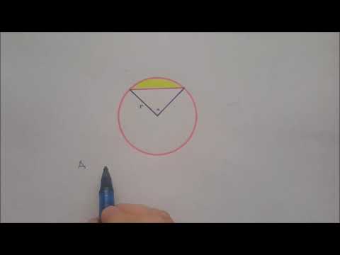 ÁREA DE UN SEGMENTO CIRCULAR. Tutoriales de arquitectura.