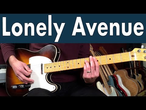 How To Play Lonely Avenue On Guitar | Ray Charles Guitar Lesson + Tutorial