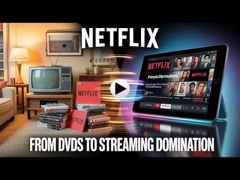Netflix: From DVDs to Streaming Domination | The Rise of a Tech Giant